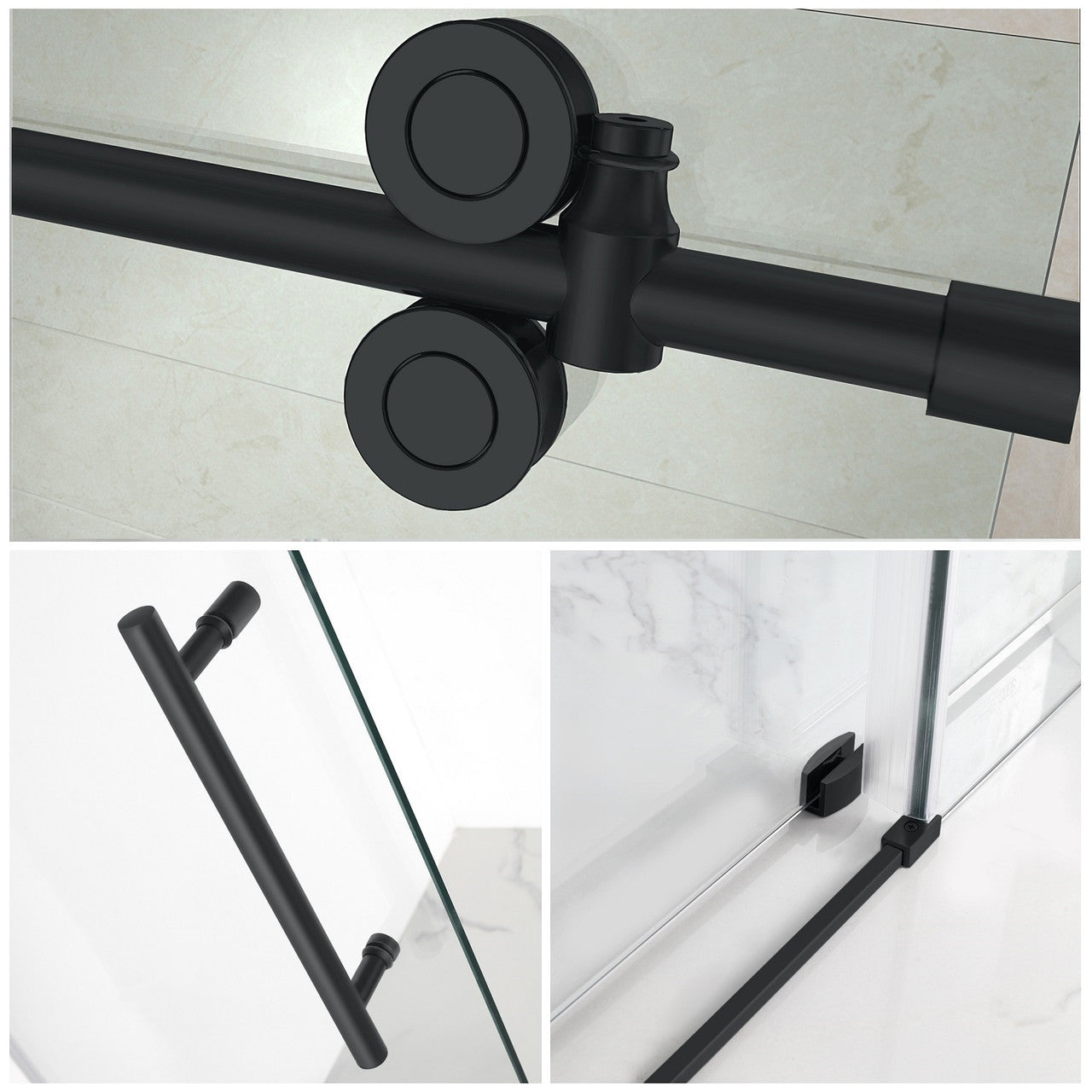 Porte de douche coulissante sans cadre Horizon