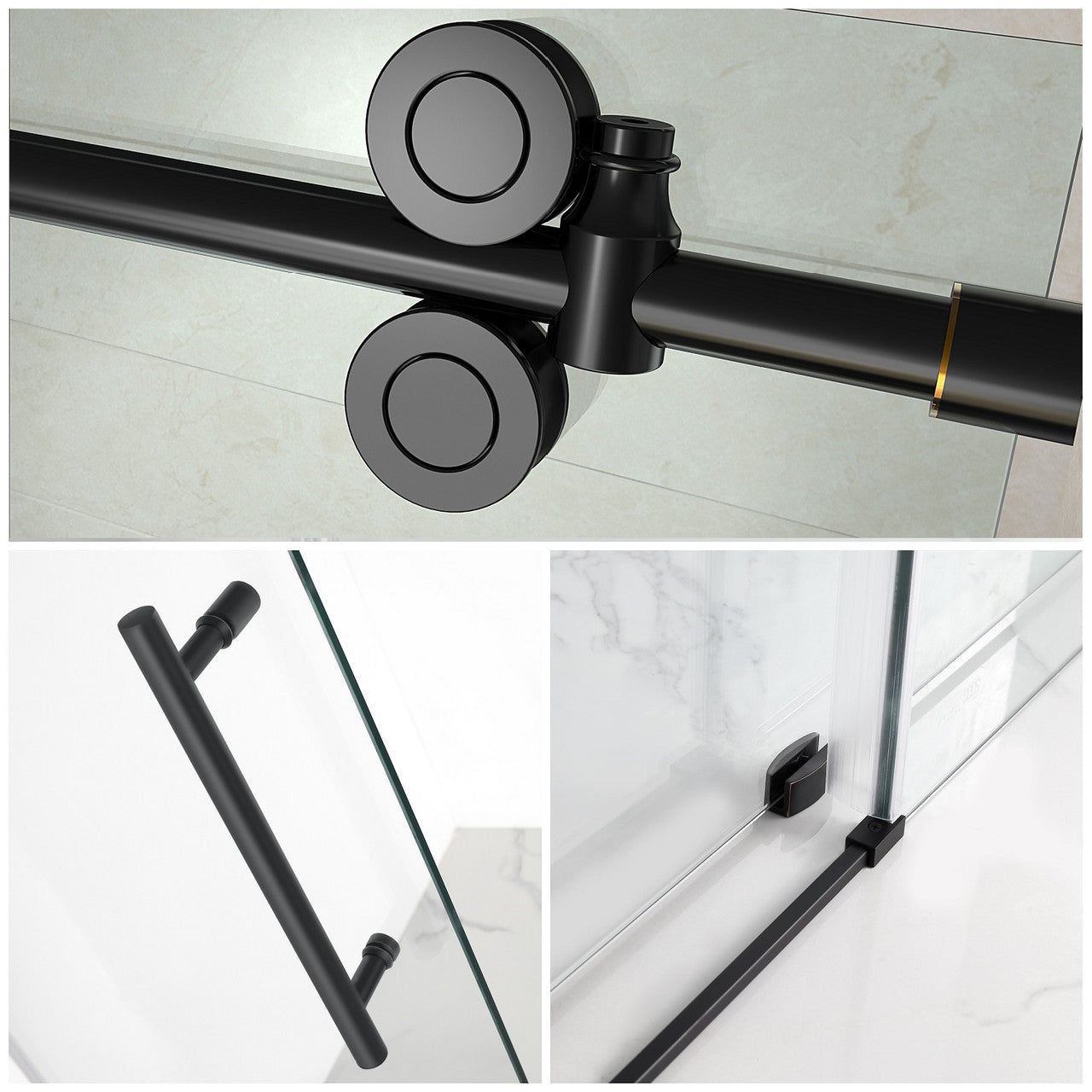 Porte de douche coulissante sans cadre Horizon