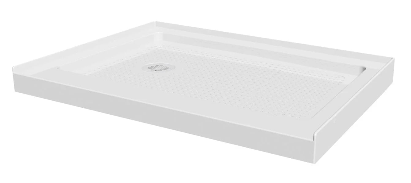 Base de douche en alcôve Laberge (seuil avant plus large)