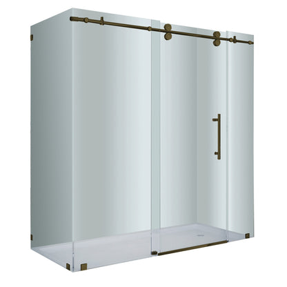 Turin Vertiges Frameless Sliding Shower Door Enclosure