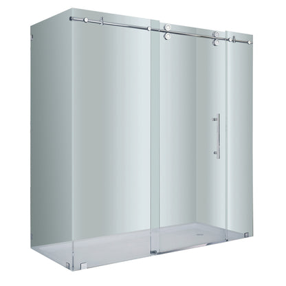 Turin Vertiges Frameless Sliding Shower Door Enclosure