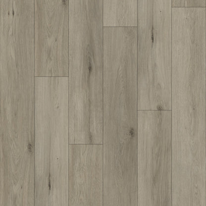 SPC Vinyl Plank Flooring 5.5mm - Grey - 7.2&quot;x48&quot; (23.9 sq. ft. per case)