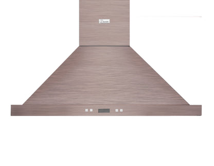 Turin Casino Bronze Wall Mounted Range Hood