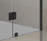 Catane Shower Doors Black Hinge