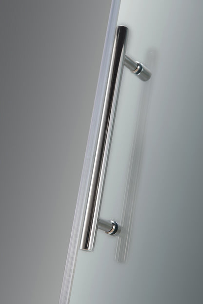 Turin Arc-en-ciel Frameless Bowfront Sliding Shower Kit