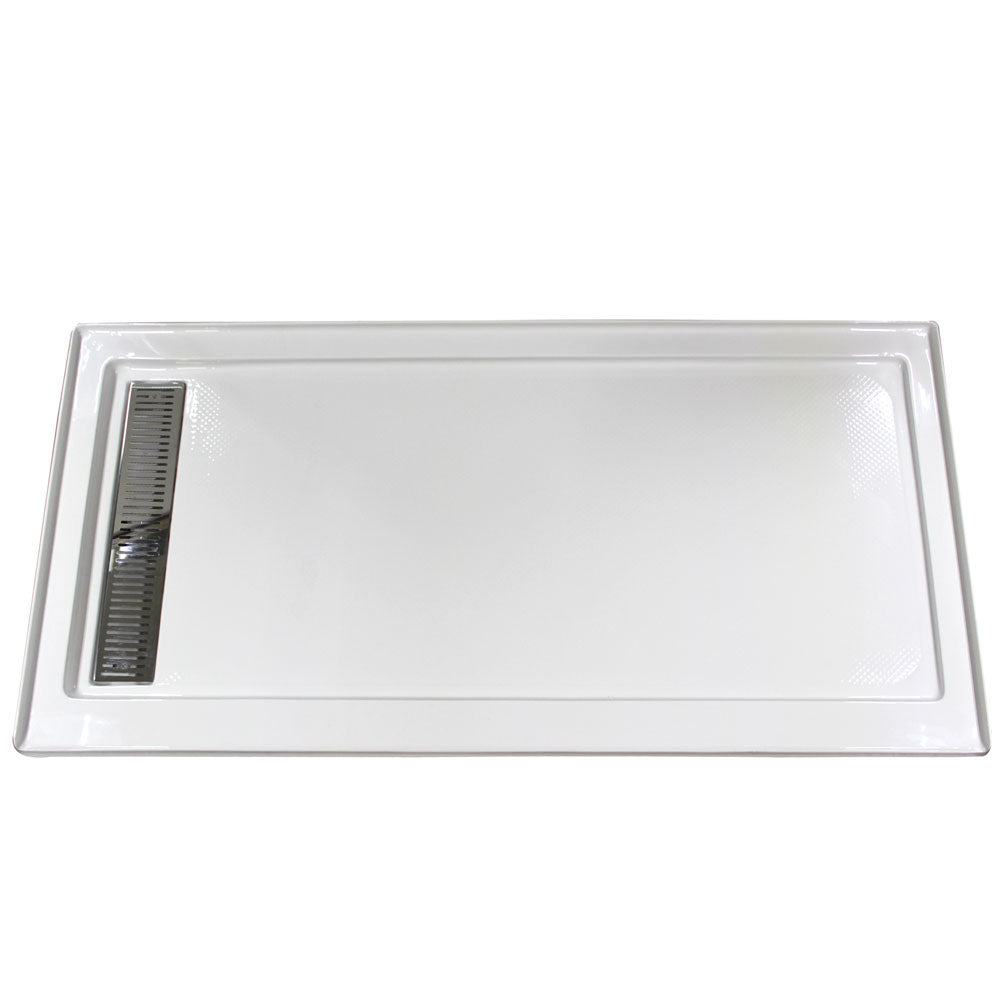 Horizon Shower Base 72 inch with Linear Drain