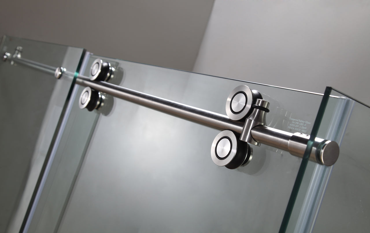 Turin Vertiges Shower Enclosure - Nickel Hardware