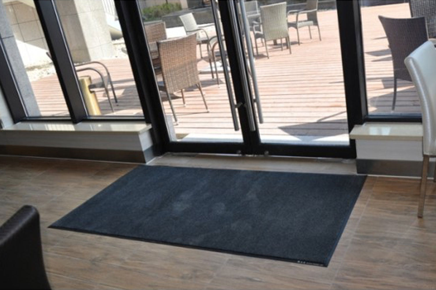 Power Mat Indoor Entrance Mat - Synthetic Absorption Yarn with PVC Backing